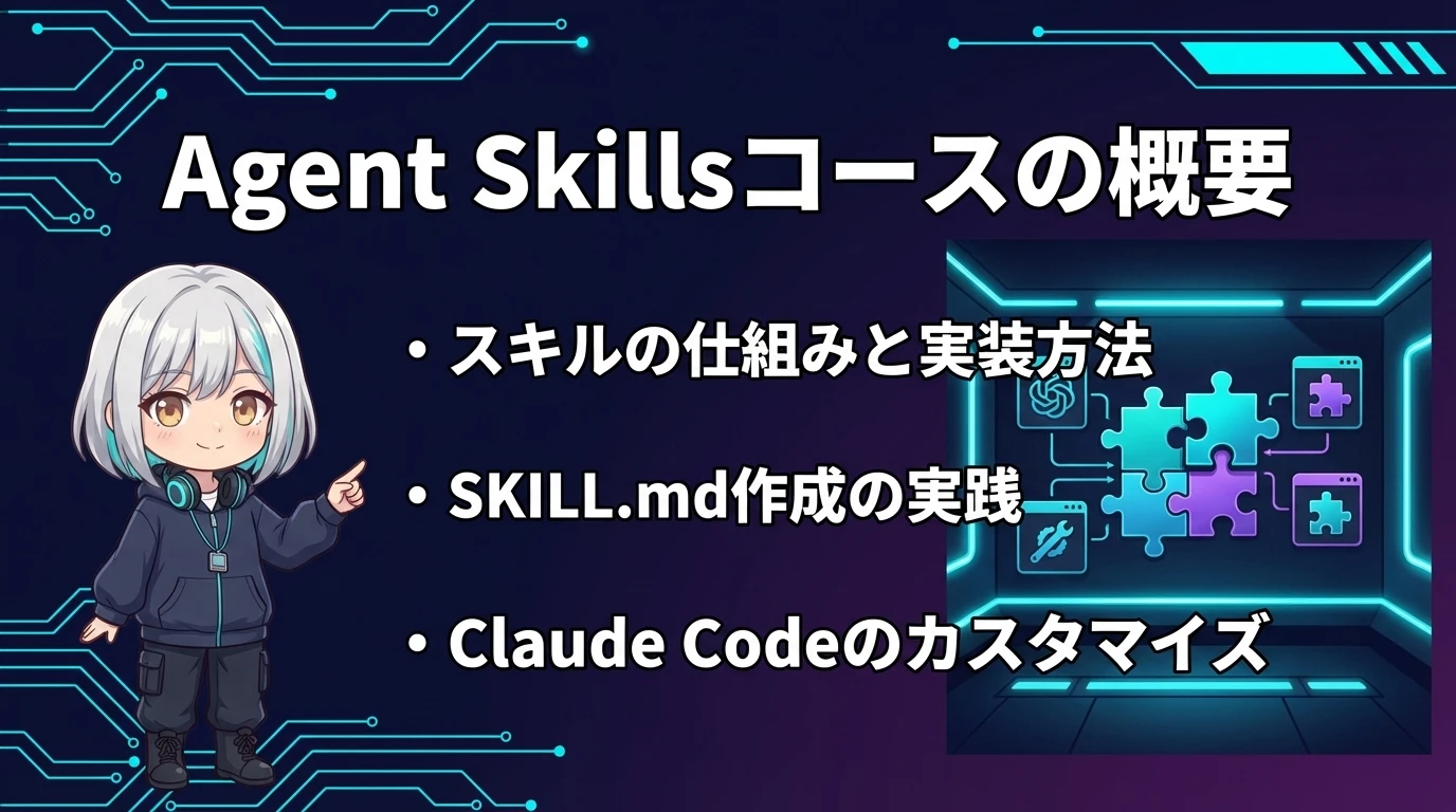 Agent Skillsコースの概要
