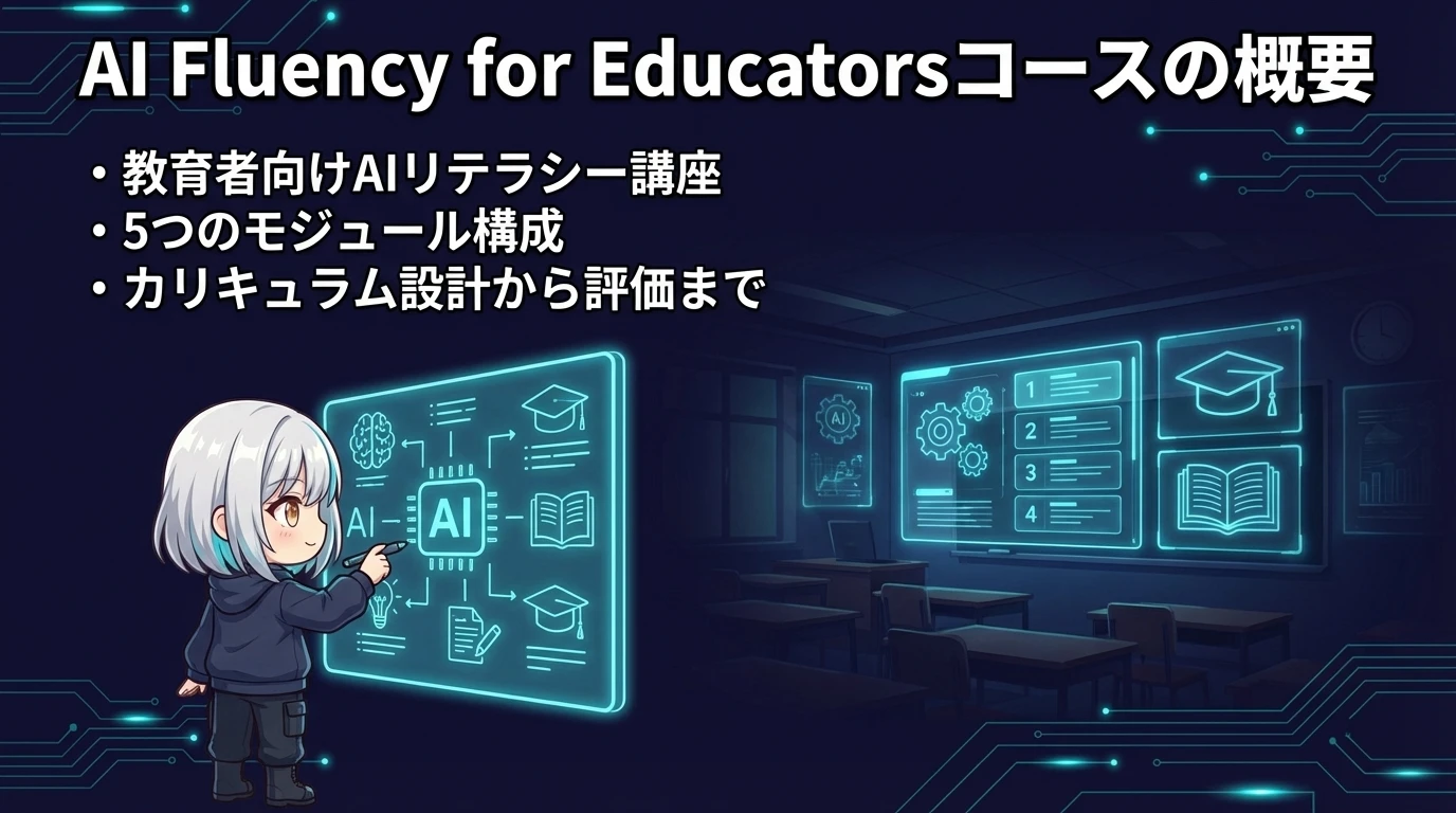 AI Fluency for Educatorsコースの概要