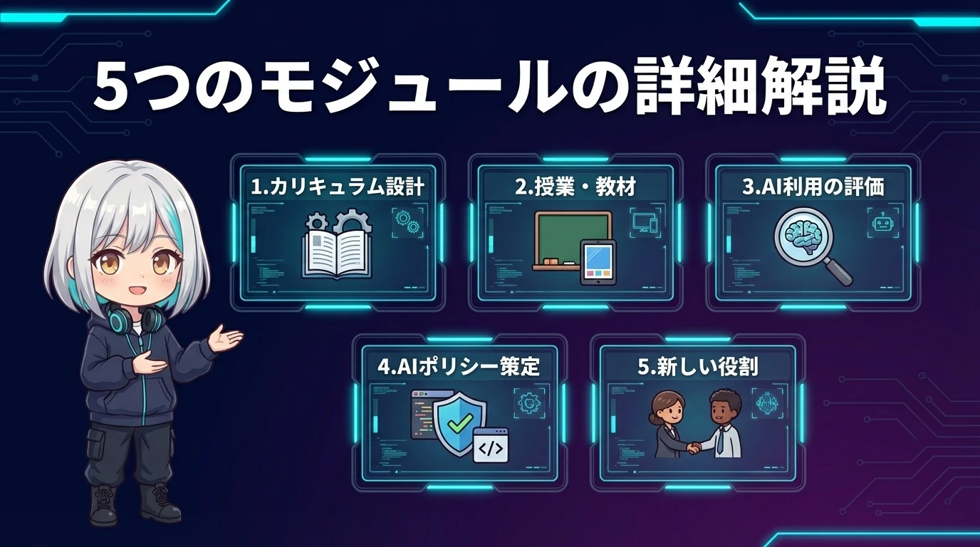 5つのモジュールの詳細解説