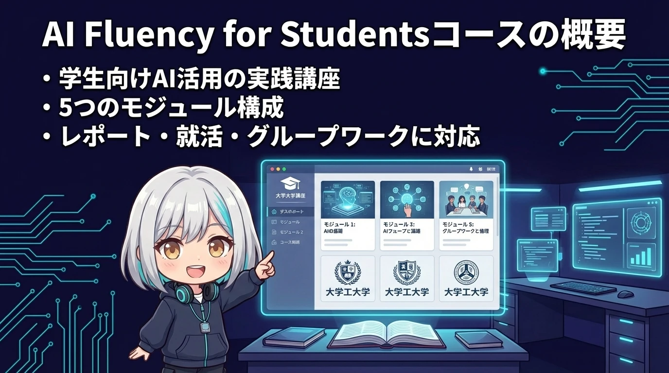 AI Fluency for Studentsコースの概要