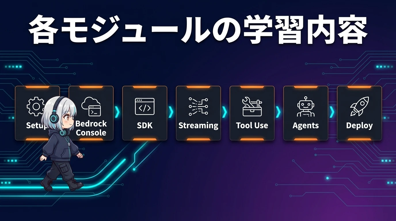 各モジュールの学習内容