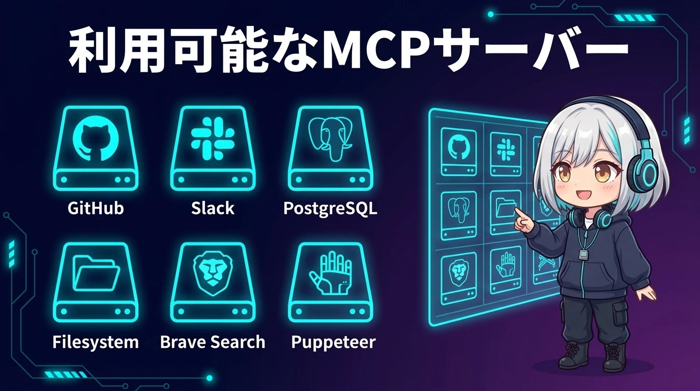 既に利用可能なMCPサーバーの実例