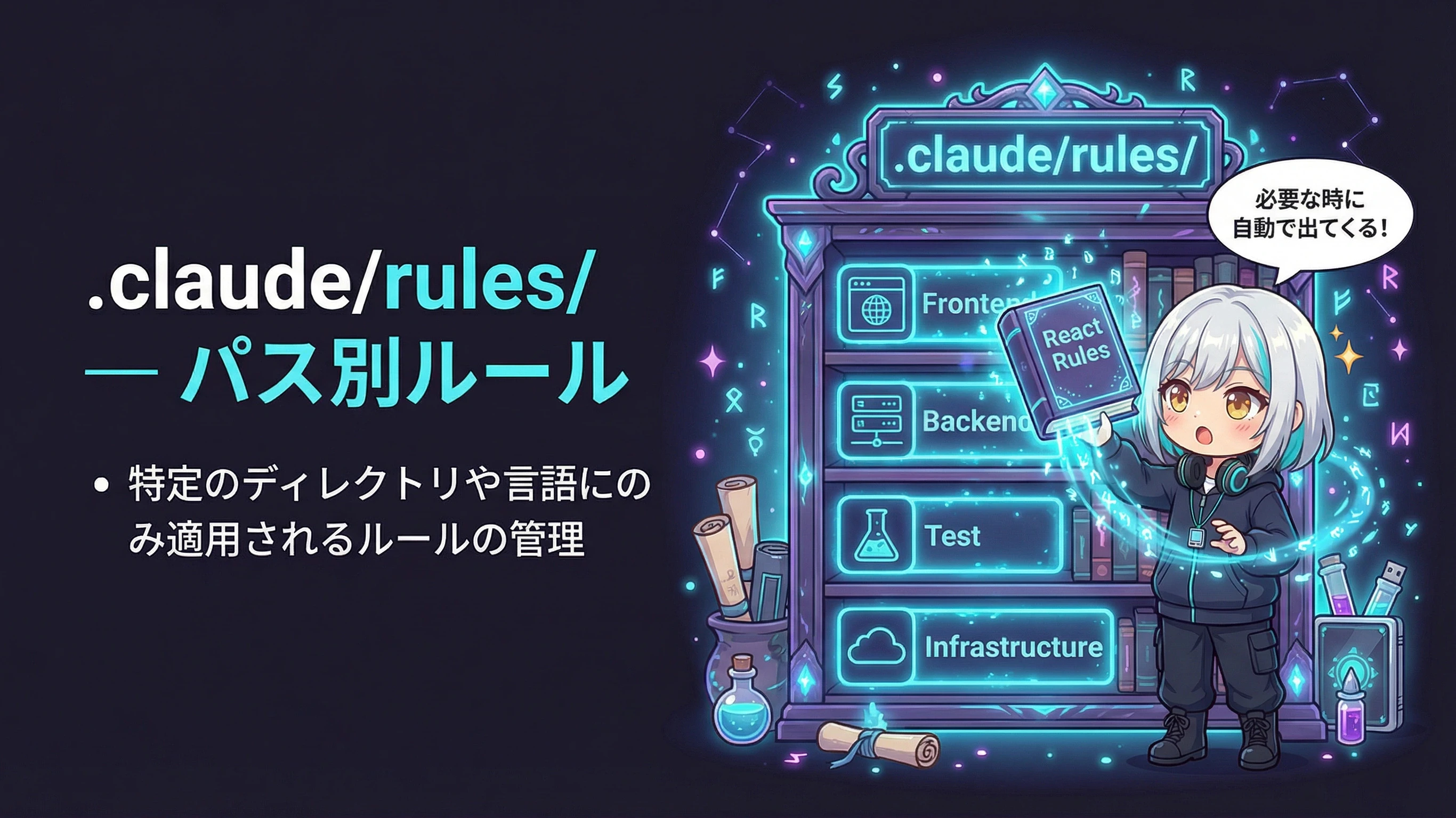 .claude/rules/のパス別ルール