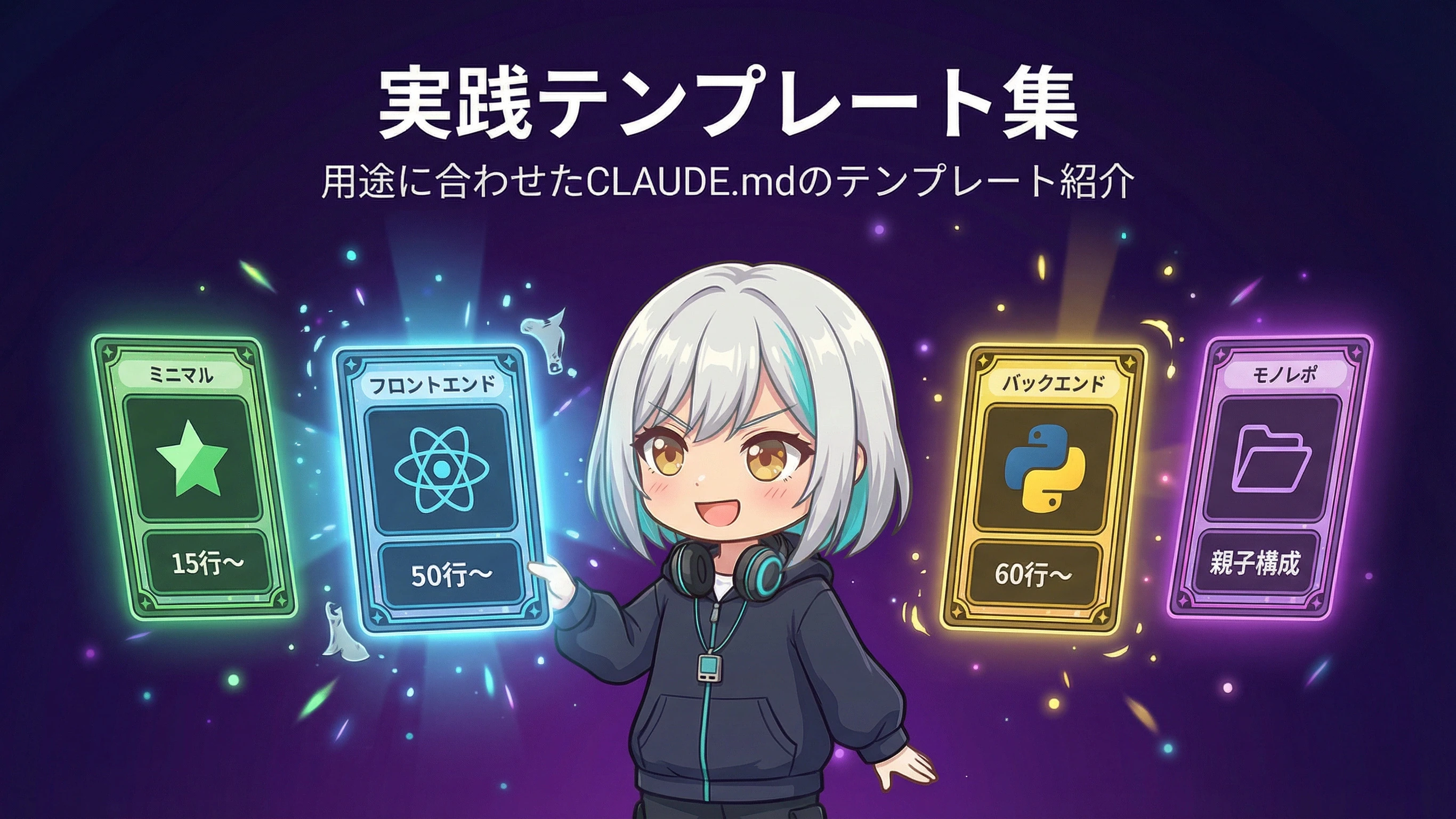 CLAUDE.mdテンプレート集