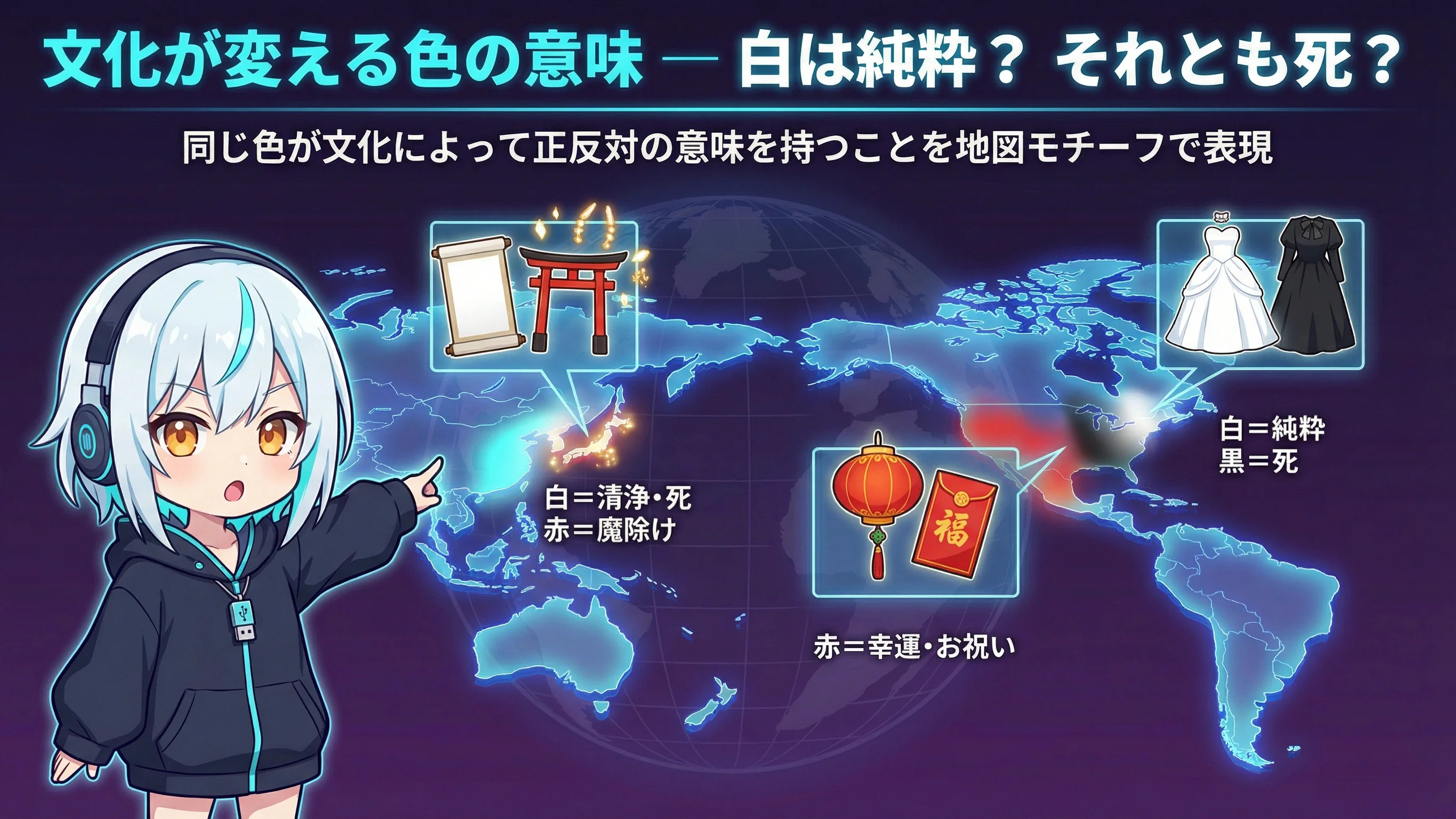 文化が変える色の意味