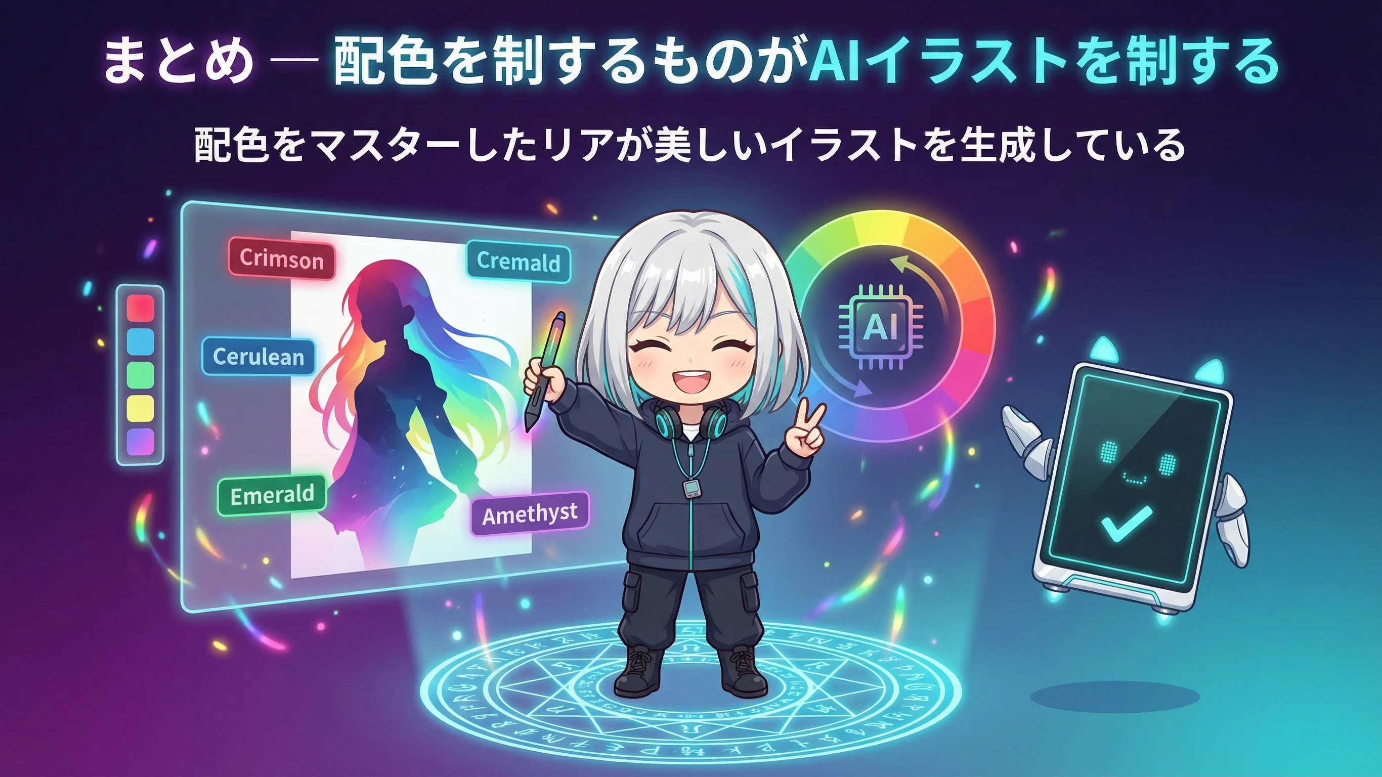 配色理論×AI画像生成 まとめ