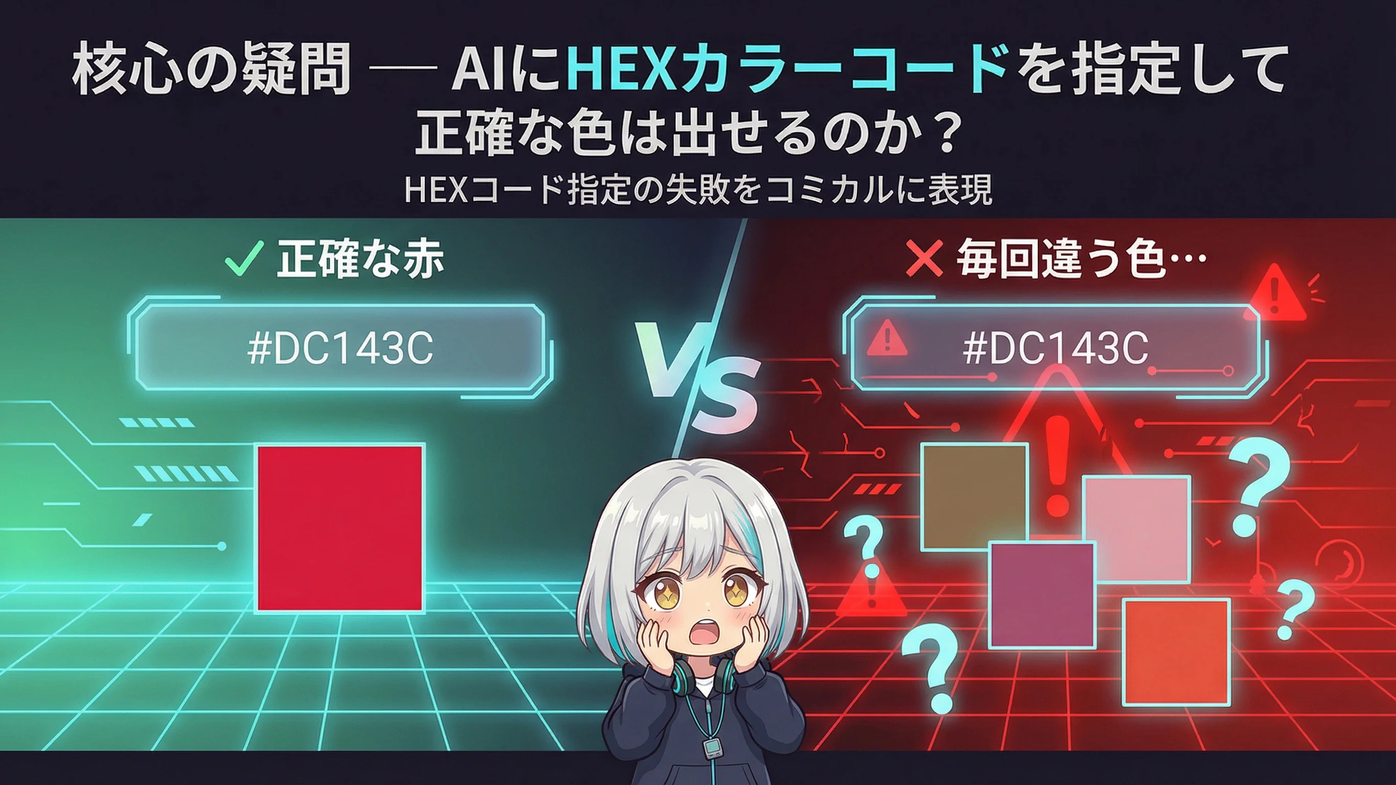 HEXカラーコード指定の検証
