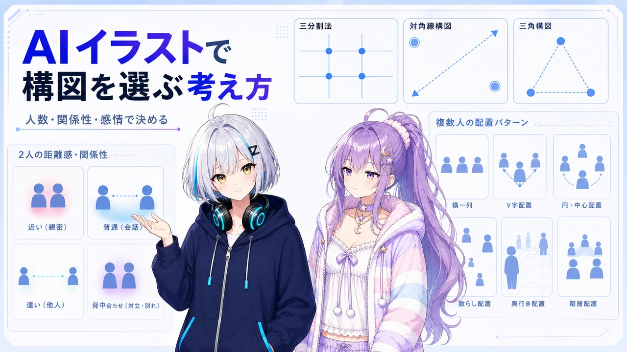 AIイラストで「構図」を選ぶ考え方