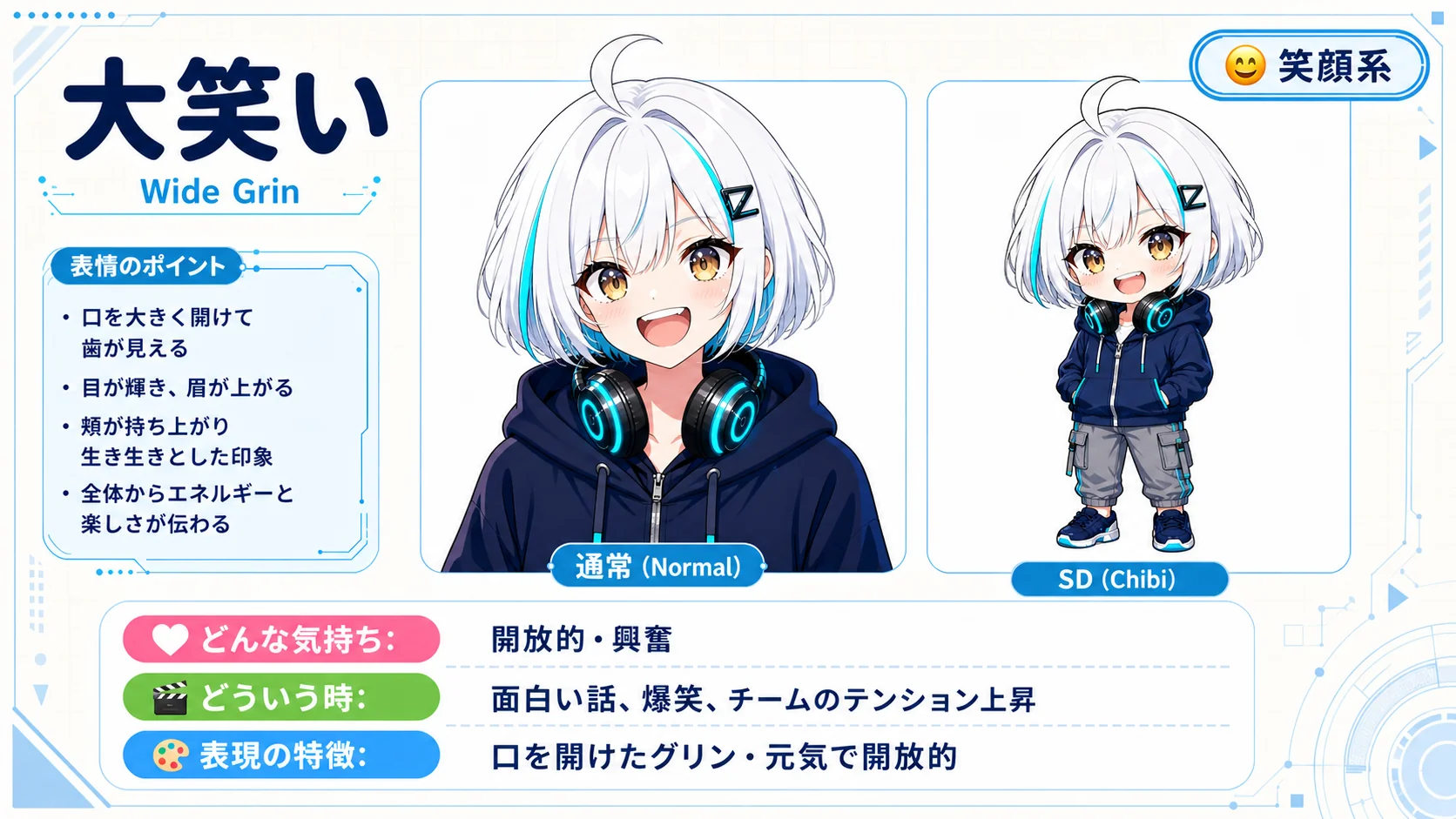 大笑い