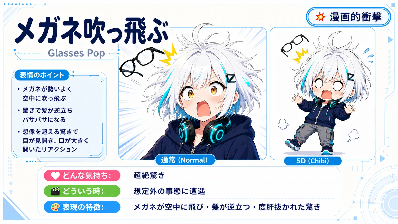メガネ吹っ飛ぶ