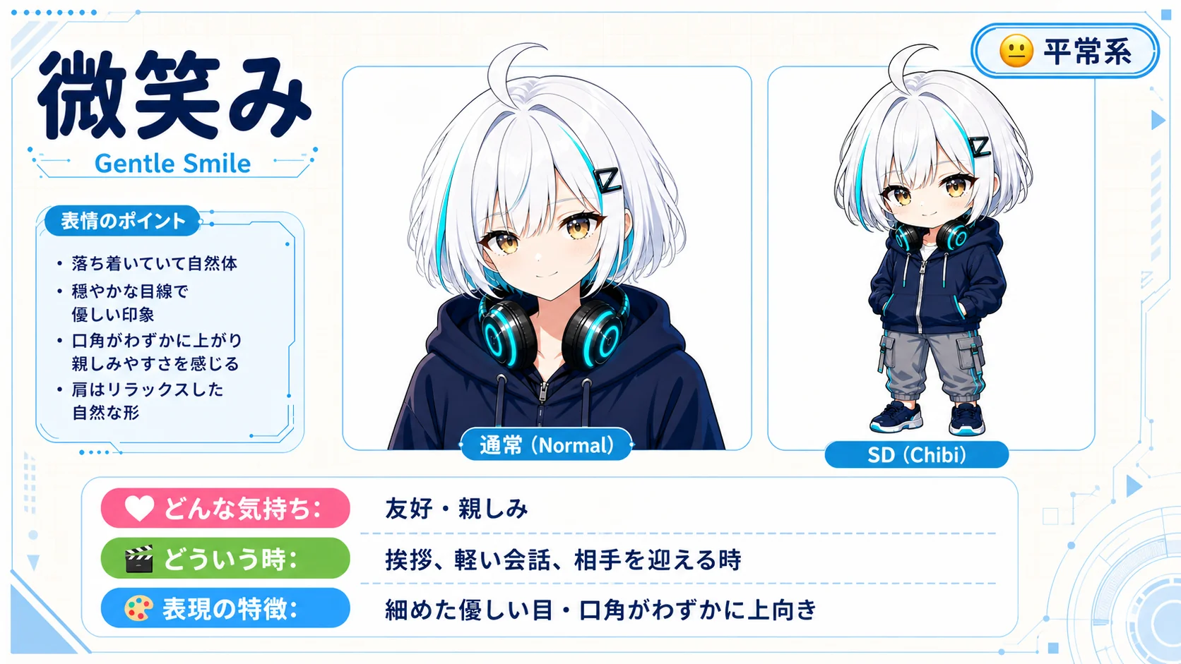 微笑み