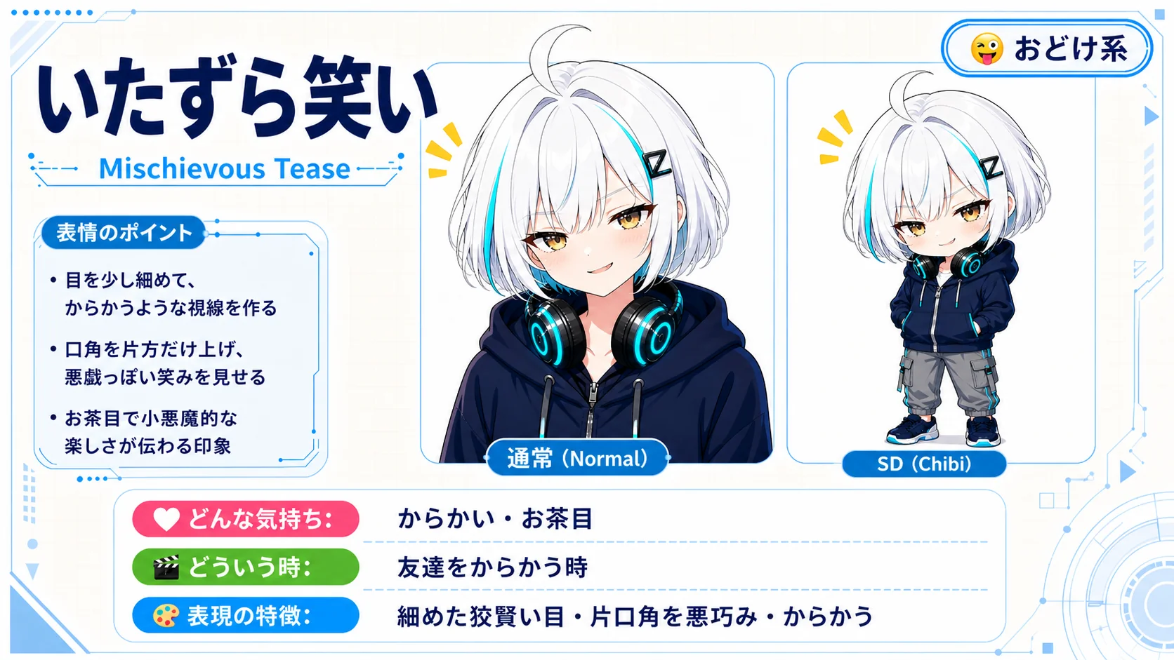 いたずら笑い