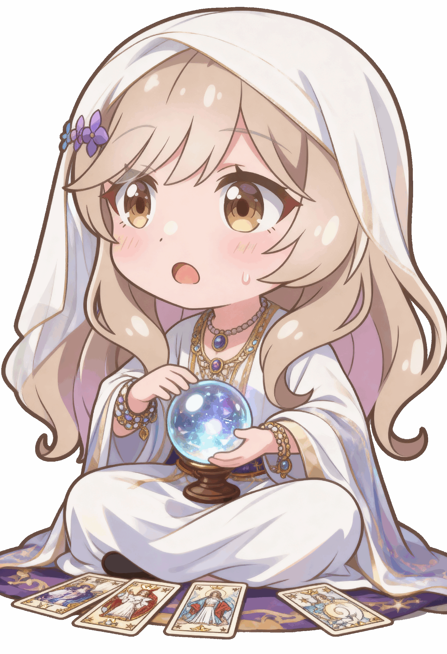 占い師のイラスト