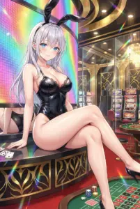 【アーリャ】魅惑のバニー！カジノで輝くアーリャさん