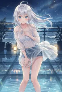 【アーリャ】星降る夜、濡れたアーリャの恥じらい