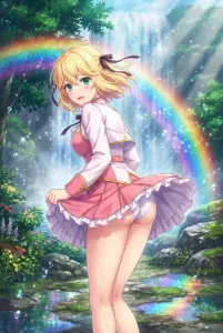 【アニスフィア・ウィン・パレッティア】虹と滝の下で