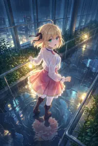 【アニスフィア・ウィン・パレッティア】雨の夜の出会い