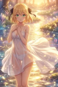 Anisphia Wynn Palettia: Pure White Enchantment by the Golden Stream