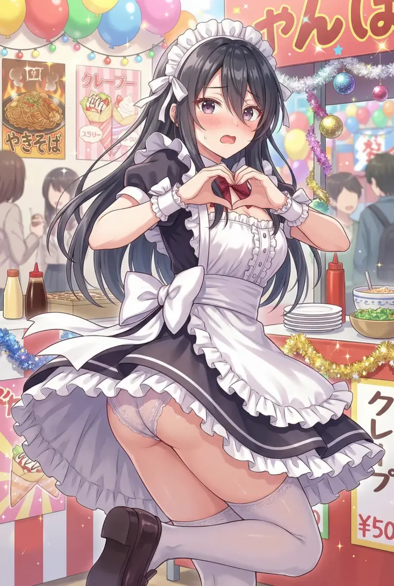 【君嶋 綾乃】お祭りメイドのドキドキ告白♡