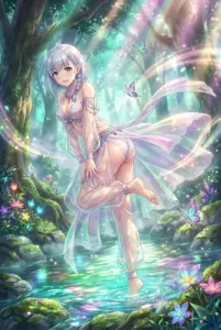 【ベータ】神秘の森、光あふれる水辺の輝き