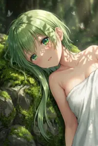 【セシリア】木漏れ日と湯上がり聖女の癒し