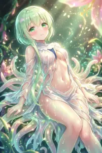 【セシリア】神秘の森で輝く聖女の姿