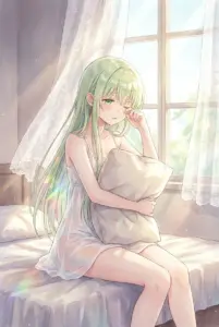 【セシリア】朝日にまどろむ寝起き姿