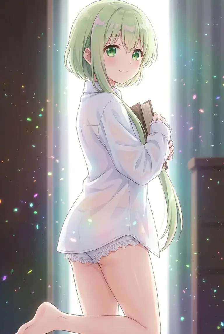 【セシリア】朝陽に透けるシャツと笑顔の聖女様