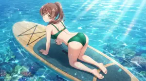 Mizuki Hazama: Sparkling Ocean & Summer Bikini Fun on SUP!