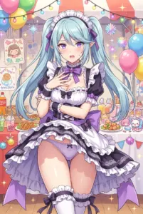 【イプシロン】メイド姿でドキドキ屋台バイト