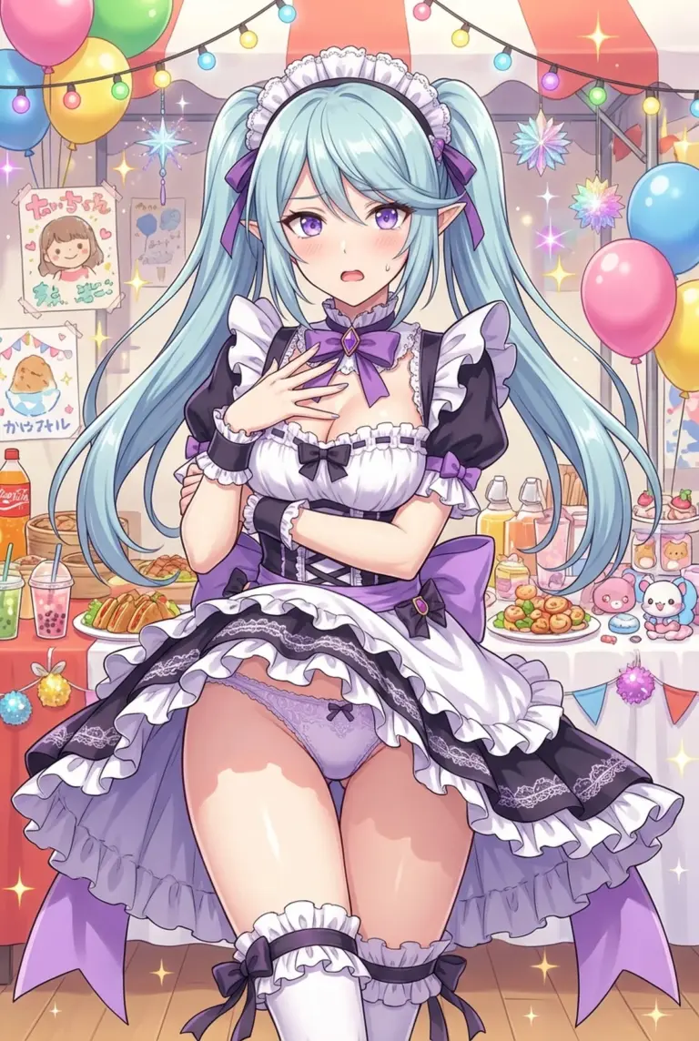 【イプシロン】メイド姿でドキドキ屋台バイト