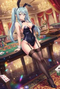 【イプシロン】カジノの夜に輝くバニーガール姿