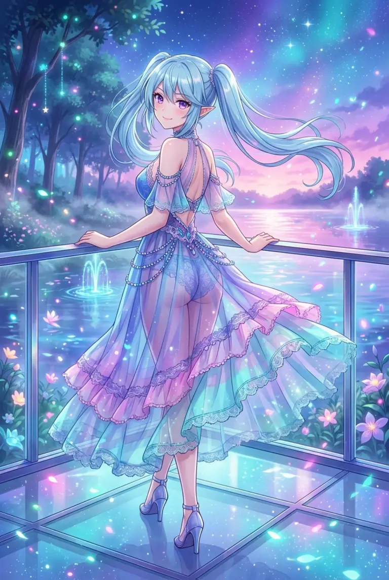 【イプシロン】煌めく夜に舞う、優美なドレス姿