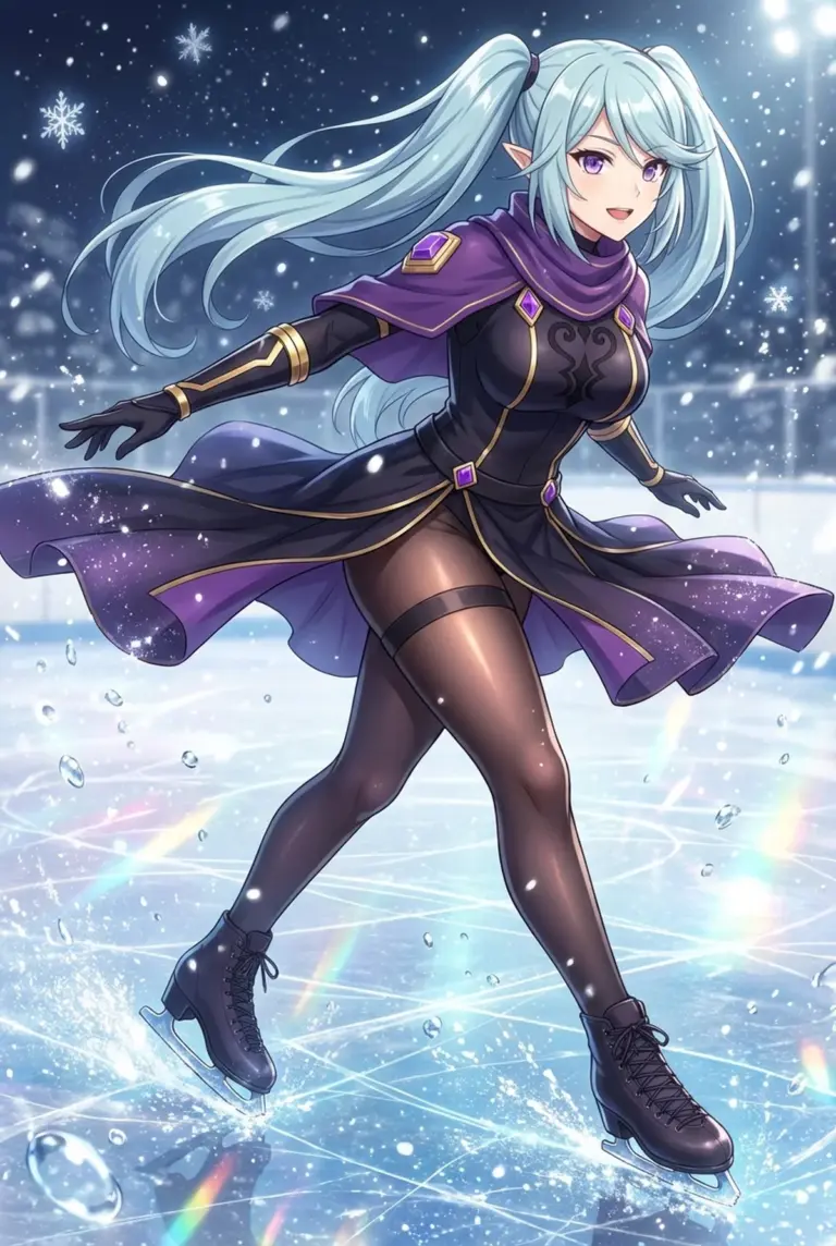 【イプシロン】雪降る夜の氷上舞踏