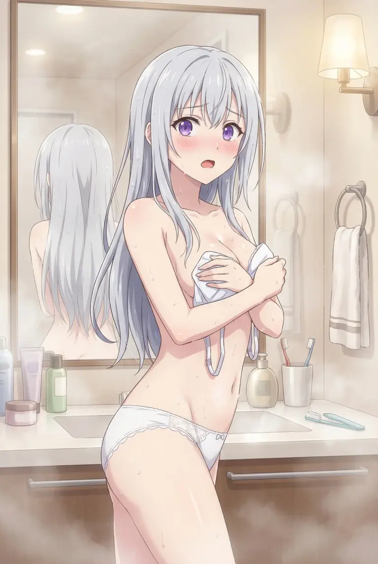 【ユフィリア・マゼンタ】お風呂上がりの照れた表情