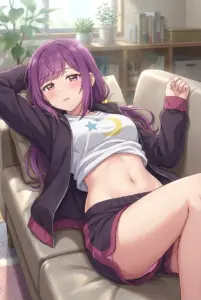 【双見 奈々】リラックスタイムのセクシーな眼差し