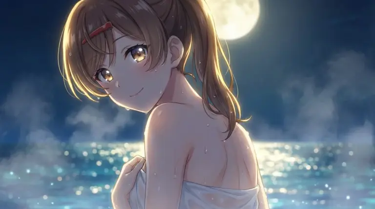 【間瑞希】月夜に輝く湯上りの瑞希