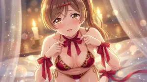 Mizuki Hazama: A Tender Moment in Candlelight, Wrapped in Ribbons