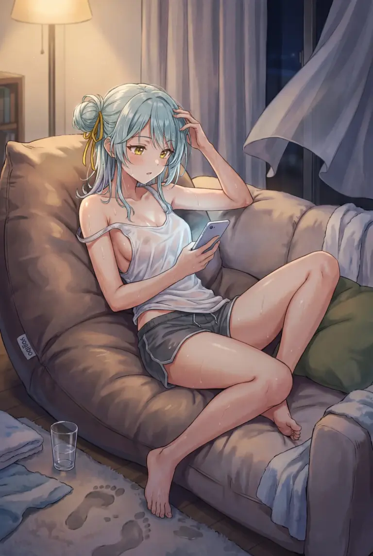 【小柳 香穂】夏の夜、濡れた服でまどろむひと時