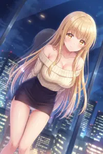 【椎名真昼】夜景を彩る天使の微笑み