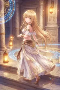 【椎名真昼】神秘の神殿、異国衣装の天使様