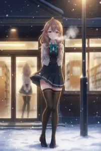 Masha’s Warm Winter Smile: Alya-san at the Snowy Library