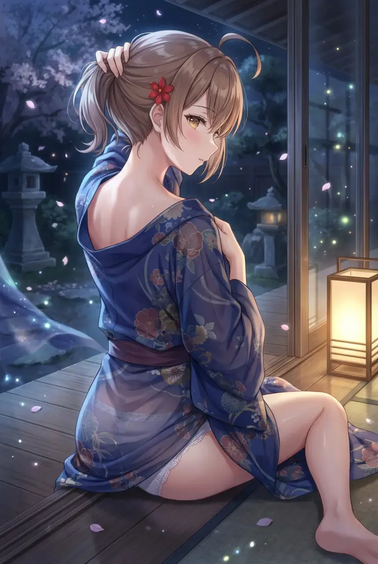 【マーシャ】宵闇に咲く艶やかな浴衣姿