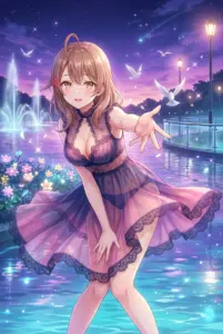 Masha’s Seductive Invitation: Starry Night at the Park Waterfront