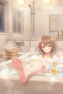 Masha’s Relaxing Bath: Cute Smile & Rubber Ducks