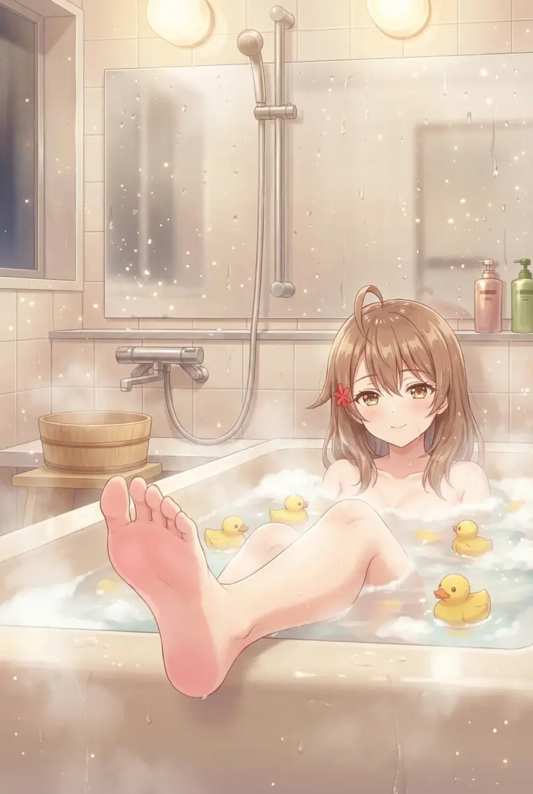 【マーシャ】湯船でほっこり、キュートなバスタイム