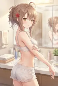 【マーシャ】湯上がりバスルームでしっとり肌ケア