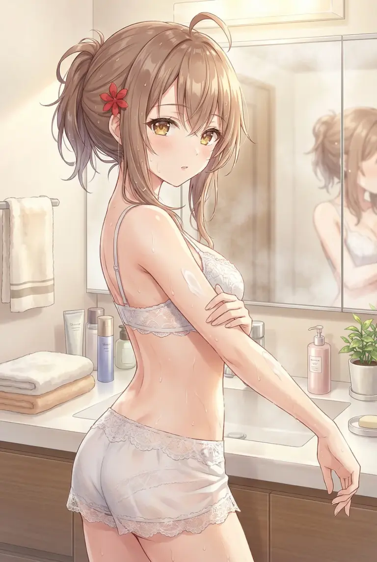 【マーシャ】湯上がりバスルームでしっとり肌ケア