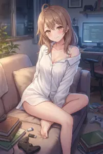 Masha’s Cozy Evening: Relaxing Smile at Home