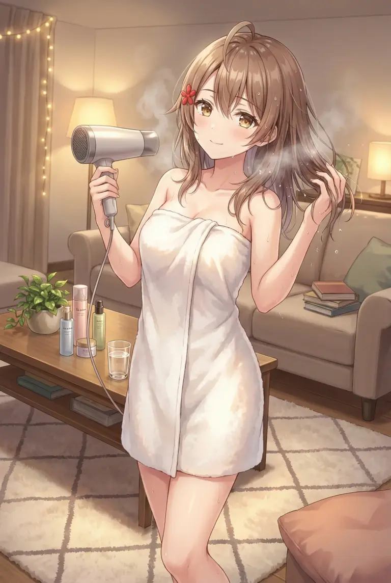 【マーシャ】お風呂上がりのリラックスタイム